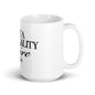 White glossy mug