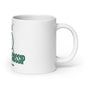 White glossy mug