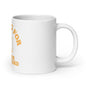 White glossy mug